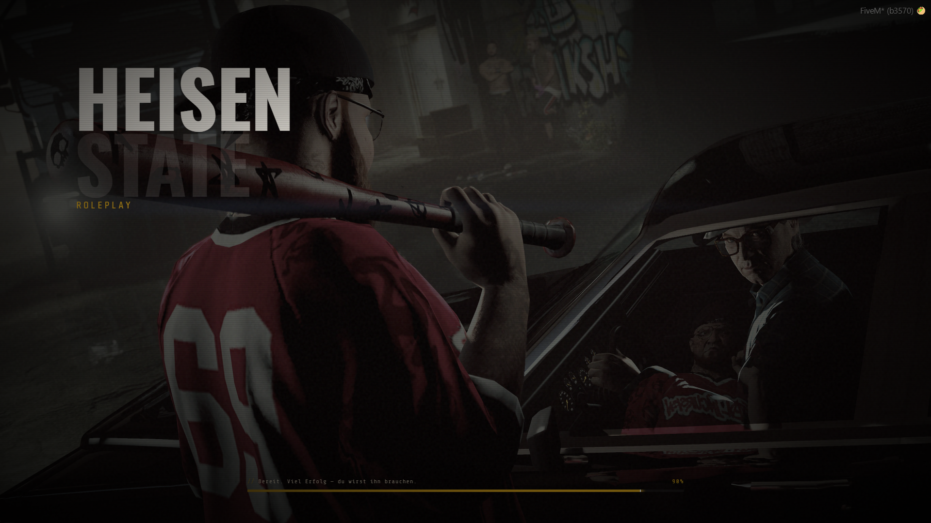 Loadingscreen fertig: erster Einblick
